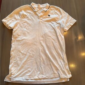 Abercrombie Kids Polo White Size Boys 15/16